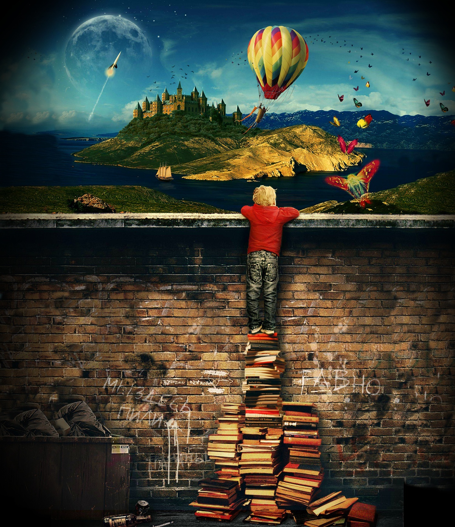 Books. This is exactly how they work.